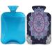 2 l hot water bottle with reference to pain relief Indian ethnic mandala flower warming bag PVC ice cream and hot bottle for cold and heat therapy/menstrual cramps feet/hand warmers