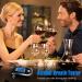 Professional Alcohol Breathalyzer with 20 Mouthpieces - Portable Digital Blood Alcohol Tester for Home Parties - Black - Buy Online on GoSupps.com