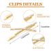 10-Piece Rhinestone X-Shaped Hair Pins | Cute & Shiny Hair Accessories for Women & Girls - 2 Colors - Buy Online on GoSupps.com