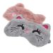 2pcs Sleep Mask Breathable Face Mask Eye Block Out Light Cartoon Blindfolds Satin Eye Planes for Kids Face Mask for Kids Sleeping Blindfold Cover Girl to Sleep Koala Plush 1 Count (Pack of 1) Assorted Color B