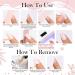 Semi Cured Nail Wraps - Soft Self-Adhesive Gel Nail Stickers - Semi Cured Gel Nails Strips - Pink Glitter Gel Nail Polish Strips Manicure Stickers Set UV/LED Lamp Required Flash Pink - Buy Online on GoSupps.com