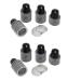 Echwave 100pcs Disposable Refillable Coffee Capsules for Black Coffee