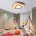 Wayluoung Dimmable LED Cloud Lamp | Modern 40cm Wood & Acrylic | 36W 3300LM | 3000K-6000K Remote Control | Perfect for Living Room Children's Room Kitchen & Home Office - Buy Online on GoSupps.com