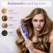 Velasko Self Curling Hair Curler - 32mm Anion Rotating Iron for Long Hair | Portable Electric Hair Curler for Quick Styling - Purple - Buy Online on GoSupps.com