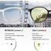 Buy Unisex Blue Light Filter Glasses - Nerd Style Non-Prescription Clear Lens in Black Fire Leopard & Clear | Best Eye Protection for Screen Use - Buy Online on GoSupps.com