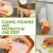 Cohbskj Eco-Friendly Cleaning Stone Clean It Cleaning Stone Cleaning Pebble Stone Shower Floor Multi Purpose Cleaning Stone for Bathroom Kitchen with Sponge (2 PCS) - Buy Online on GoSupps.com