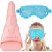 SETUPA Ice Roller for Face - Cold Facial Massager for Eye Puffiness, Migraine, and Wrinkles - Pack of 2 (Pink & Blue) - Buy Online on GoSupps.com