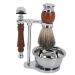 Premium Shaving Brush Stand Set | Men's Beard Grooming Kit | Alloy Manual Shaving Set - Perfect Gift for Him - Buy Online on GoSupps.com