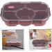 Alipis Box Portable Food Accessory Multi-Function Case Supply Lunch Convenient Bento Household Red 28.5X19X6.5CM - Buy Online on GoSupps.com