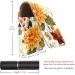 Travel Lipstick Organizer Case - Portable Makeup Bag with Mirror | Autumn Flowers Design - Buy Online on GoSupps.com