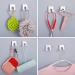 Ruggito 4-Piece Stainless Steel Razor Holder Hooks - Self-Adhesive Waterproof Multi-Purpose Bathroom & Kitchen Organizer - No Drilling Required - Buy Online on GoSupps.com