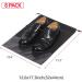 8 PCS Travel Shoe Bags Non-Woven Storage Organizer for Men and Women - Black - Buy Online on GoSupps.com