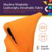 Special Supplies Orange Sensory Body Sock - Stress Relief Cocoon for Boys and Girls - Small 40x27 - Stretchy, Breathable, Safe and Calming - Buy Online on GoSupps.com