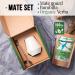 ORIGEENS Yerba Mate Set with Gourd, Bombilla, and Organic Tea | Stylish Ceramic Cup | Original Gift Set - Buy Online on GoSupps.com