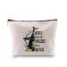 Cosmetic bag with an inspired zipper in a world full of princesses be a witch make-up bag gift be a witch bag eu
