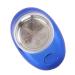 Handheld Beard Trimmer Electric Beard Trimmer Smoothing Cut USB Rechargeable Stainless Steel (Electroplated Blue)