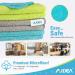 AIDEA Microfiber Cleaning Cloths-8PK | Absorbent & Lint-Free | House, Kitchen, Car, Window | Gift Set | 12x16 | GreyGreenBlue - Buy Online on GoSupps.com