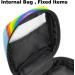 Portable Women's Binding Storage Bags for Menstrual Products | Rainbow Print | Ideal for Teen Girls & First Period Essentials - Buy Online on GoSupps.com