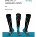 WSYKC Compression Socks - Opaque Knee High Support Stockings for Edema & Pregnancy | Closed Toes Black & Blue L/XL - Buy Online on GoSupps.com