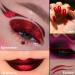 DE LANCI Chameleon Red Glitter Eyeshadow - Highly Pigmented Metallic Red Eye Shadow Palette for Intense Color Shifting & Smoky Makeup - Chrome True Red Shimmery Glitter - Buy Online on GoSupps.com