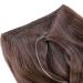 Silk-Co Adjustable Rubber Band Hair Extensions - Invisible Cord Light Brown to Chestnut Brown 50cm Synthetic Women s Hairpieces - Buy Online on GoSupps.com