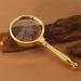Magnifiers Vintage Gold Loupe Handheld Magnifying Glass Gift Magnifier Gold 8X Enlarged Mirror Microscope Optical Lenses Protect Vision Without Hurting Eyes Lofty Ambition - Buy Online on GoSupps.com