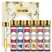Aoruilia 6 x 10ml Fruity Essential Oils Set for Aromatherapy Diffuser Home Fragrance Relaxing Candle Making - Strawberry Coconut Raspberry Grape Mango Cherry Fruity 60 ml (Pack of 1)