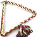Wontee Bird Triangle Rope Swing Colorful Perch Toy for Parrots - Ideal for Budgie, Parakeet, Cockatiel, Cockatoo - Medium Size - Buy Online on GoSupps.com