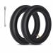 Yunglen 2 pieces 12 inches double starch stroller hose 12 1/2 x 2 1/4 hose with angle valve 45 incl.Assembly levers compatible for strollers tricycle bike bike children's wheel 12 inches (45 )