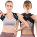 Back Brace For Posture Corrector Upper Back Braces For Women & Men Shoulder Brace Back straightener Providing Pain Relief From Lumbar Neck Shoulder Clavicle Brace Black One Size Black
