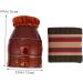 Hapinary Home Tools Set - Moxibuscy Ceramic Moxibustion Tool | Universal Double-Layer Moxa-Dosis & Cupping Multitool | 10x7.5cm Light Brown - International Shipping Available - Buy Online on GoSupps.com