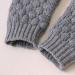 VICROAD Baby Hooded Knitted Romper | Newborn Boys Girls Sweater Jumpsuit 6-12 Months Grey - Buy Online on GoSupps.com