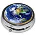 Cosmic Earthround Pill Box - 3 Compartment Portable Travel Pill Organizer for Easy International Shipping - Buy Online on GoSupps.com