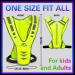 GoxRunx Reflective Running Vest for Women Men with Bands | Safety Gear for Night Walking, Running, Cycling - Green - Buy Online on GoSupps.com