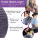 XL Gray Microwave Heating Pad - Back Pain Relief with 71 Ties, Moist Heat Wrap for Neck, Shoulders, Cramps - Microwavable Flaxseed Rice Pack - Buy Online on GoSupps.com