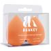 BEAKEY Makeup Sponge, Latex-free and Vegan Beauty Sponge, Flawless for Cream, Liquid Foundation & Powder Application (2Pcs) 2pcs Orange