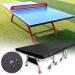 EDIONS Outdoor Table Tennis Table Cover  Waterproof and Dustproof Ping Pong Table Cover Breathable Polyester Protective Cover Can Be Used Indoors and Outdoors. Black onlytable Cover - Buy Online on GoSupps.com