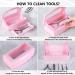 Buy Plastic Sterilizing Tray for Nail Art | Sterilization Box & Tool Sterilizer - Pink | International Shipping Available - Buy Online on GoSupps.com