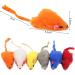 AKlamater Cat Toy Mouse 12 Pcs Catnip Toys Mixed Fake Rainbow Mice Toys for Indoor Cats Cat Scratch Mouse Pet Cat Toys (Random Color) - Buy Online on GoSupps.com