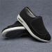NVBHOF Adjustable Diabetic Shoes for Men - Black, Size 12 | Comfy Orthopedic Footwear for Elderly with Swollen Feet & Plantar Fasciitis - Buy Online on GoSupps.com