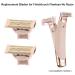 Women Shaver Replacement Heads for Finishtouch Flawless Nu Razor 4 Blades & 2 Cleaning Brushes (4pcs - Buy Online on GoSupps.com
