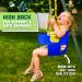 Deluxe High Back Full Bucket Toddler Swing with Exclusive Chain & Dip Pinch Protection - Blue - Buy Online on GoSupps.com