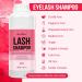 Lash Shampoo Bulk 600ml - Oil Free Eyelash Extension Cleanser | Gentle Foaming Formula for Salon & Home Care | Buy Rose Scented Shampoo Online - Buy Online on GoSupps.com