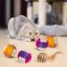 Buy Skrtuan 6PC Interactive Cat Ball Toys - Feather Balls for Indoor Cats | Best Cat Toys for Self-Play & Entertainment - Buy Online on GoSupps.com