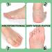 20-Piece U-Shaped Callus Pads for Feet - Self-Adhesive & Waterproof Corn Protectors for Shoes - Reusable Gel Foot Cushions - Buy Online on GoSupps.com