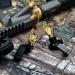 Stinger Novelty Finger Sight Set - 45 Degree Gloss Gold Iron Sights for Picatinny Rail and Weaver | Front and Rear BUIS Set - Buy Online on GoSupps.com