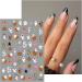 JMEOWIO 9 Sheets Halloween Nail Art Stickers Decals Self-Adhesive Cute Ghost Pumpkin Yellow Star Nail Supplies Nail Art Design Decoration Accessories - Buy Online on GoSupps.com