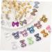 SOESFOUFU 3 Manicure Tools Transparent Nail Color Displaying Tool Cute Nail Color Displaying Tool Nail Art Tool Nail Tools Cute Nail Color Display Tool Bow Tie Polishing Plate - Buy Online on GoSupps.com