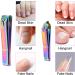 Nail Clippers for Acrylic Nails INFILILA Acrylic Nail Clippers Professional Adjustable Nail Tip Cutter Stainless Steel Acrylic Nail Trimmer Manicure Pedicure Sharp Rustproof Salon and Home DIY Rainbow - Buy Online on GoSupps.com
