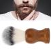 Ankroyu Shaving Brush - Professional Razor Brush for Men with Wooden Handle | Ideal for Hairdressing Salons & Beard Grooming - Buy Online on GoSupps.com
